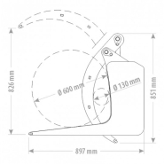 Pince à bois à deux bras - Compatibilité chargeurs et tracteurs - Fabrication européenne robuste_1