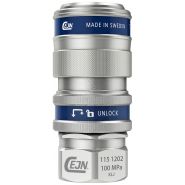 Coupleur anti-goutte pour systèmes hydrauliques haute pression