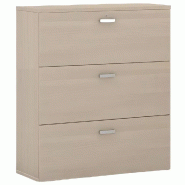 Armoire 3 tiroirs pour dossiers suspendus - haut. 120 cm (2 largeurs au choix) So Madrid_1