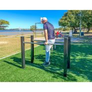 Barres parallèles senior - parcours de santé Proludic - JPS15-S-M - 1,70 m de largeur - 14 ans et plus_1