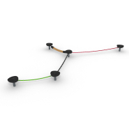 Parcours sportif pour enfants - Slackline 4m Rope - réf 8098862 - Hags_1