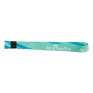 Bracelet festival personnalisable en polyester - verrou de sécurité en plastique - marquage sublimation recto-verso_1