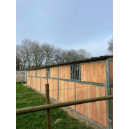 Boxes démontables en bois Douglas - BOXDEM - structure acier galvanisé, montage sans béton_1