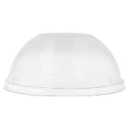 Couvercle dôme PET transparent pour contenant aluminium 125 et 150ml - par 100_1