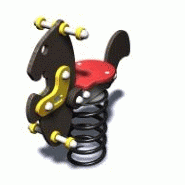 Jeu à ressort écureuil - EC01PE - Créa Équipements - pour enfants de 2 à 6 ans_1