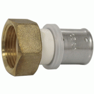 Manchon droit ecrou tournant  ppsu - multipex blansol - 16 - 1/2_1