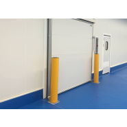 Borne bollard - Absorption des chocs - Diamètre 190 mm - Hauteur personnalisable 835 à 1200 mm - Fourreau rotatif breveté A-Safe_1