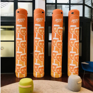 Totem gonflable publicitaire - Airsystems - aux couleurs du mythique APEROL pour dynamiser vos opérations marketing_1