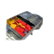 Bac modulaire rayonnage léger RACK galvanisé - acier haute résistance - profondeur 320 à 800mm_1