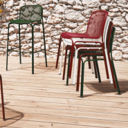 Chaises et tabourets de collectivité - C50 Columbia - acier thermolaqué pour intérieur et extérieur_1