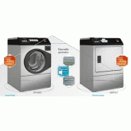 Ensembles de lavage-séchage professionnels 10kg CW/CD/CS - inox - programmation électronique - 1200 tr/min_1
