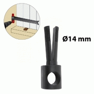 Gabarit de perçage composite plastifié - H.80 x L.25 x P.25 mm - Marque AFBAT - Fabrication française et Union Européenne_1