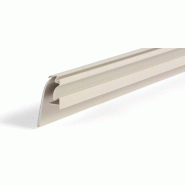 Porte étiquette adaptable tablette pas 25 - 40 x 1321 basculant - Blanc pur RAL 9010_1