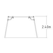 Balançoire Mira Steel Post pour aires de jeux - réf 8078151 - Hags_1