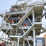 Installation de fabrication de sable sec série VU - débit 100 t/h - système d'agrégats haute efficacité et sans poussière_1