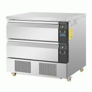 Soubassement double réfrigération 2 tiroirs Série U 4x GN 1/1 DA996 Polar_1