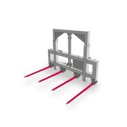 A234 fourche à 4 dents pliable avec protection hydraulique pique-bottes - merlo - 1500 kg_1