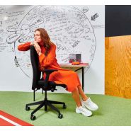 Fauteuil ergonomique STRIKE-COMFORT - mécanisme synchrone, dossier réglable, accoudoirs ajustables_1