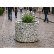 Jardinière ronde en béton - Article 230 - Diamètre et hauteur variables - Résistante aux climats marins et personnalisable Jardinière ronde en béton - Article 230 - Diamètre et hauteur variables - Résistante aux climats marins et personnalisable