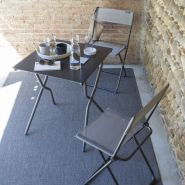 Lfm2600_8556 - Chaise pliante Balcony Batyline® Iso Terre - Lafuma - Tube acier laqué - Résistance 140 kg_1