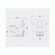Siège tracteur agricole spa 63_1