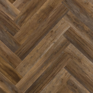 Wallart planches d'aspect de bois marron terre d'ombre 432701_1