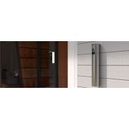 Bamboo cendrier - poubelle publique - city design - corbeilles cendrier en acier inoxydable thermolaqué_1