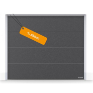 Double Porte de garage sectionnelle anti-effraction RenoMatic - Rainure L, Surface Planar, motorisée avec isolation, RC 2 Safetypack_1