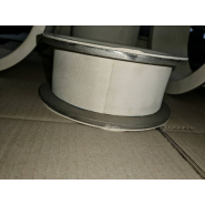 Manchette de forme cylindrique en LINAPLUS BLANC FG, usage alimentaire pour les machines de convoyage - lieu: près d'Evreux en Normandie - MTCP_1