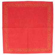 Serviette papier gaufré 2 plis bordeaux Pérsico 40x40cm - par 1200_1