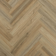 Wallart planches d'aspect de bois chêne naturel marron latte 432694_1