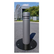 Borne rétractable en acier inoxydable - système de verrouillage automatique et autoverrouillant par pênes inox - JESIGNALE_1