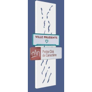 Entrée de ville Venise - Hauteur 2720 mm - Largeur 600 mm - Structure en acier_1