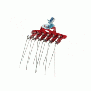 Herse étrille manuelle - 2kg, 30cm, 13 dents - Double rangée d'étrille pour déchaussage optimum_1