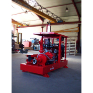 Gamme GMP incendie fixe avec motorisation diesel de 20 à 700m3/h