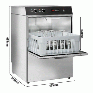 Lave-verres mécanique casier 400 x 400 mm e- Avec pompe de vidange | GGM GLS320ME_1