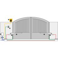 S418 - Automatisme électromécanique 24V pour portails battants jusqu’à 4,6m - Haute vitesse réglable_1
