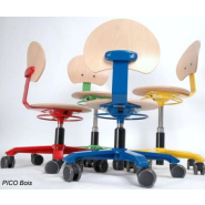 Siège ergonomique spécialement destiné aux encadrants de Petite Enfance (ATSEM) - PICO
