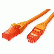 Cordon ROLINE UTP Cat.6, LSOH, Component Level, orange, 2 m_1