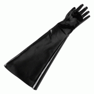 Gants en caoutchouc pour cabines de sablage - longueur 60-81 cm_1
