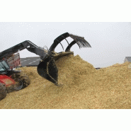 Godet multifonctions - CBG 2100 FO - Manitou - pour désilage et manutention agricole avec joues démontables_1