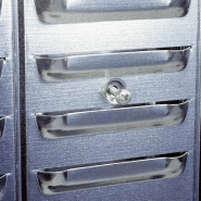 Raaco 2 panneaux muraux avec 24 bacs à bec  181228 405106_1