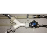 Raccord double en Y jonction PVC - mâle 20/27 - fourni avec joint - produit recyclable_1