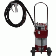 Sableuse pro de précision - Réservoir 10 litres sur roues - Compacte avec accessoires inclus_1