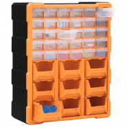 Vidaxl organisateur multi-tiroirs avec 39 tiroirs 38x16x47 cm 149603_1