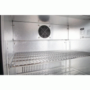 Arrière-bar une porte pivotante Série G noir 128L GL011 Polar_1