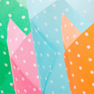 Caissette muffin papier Polka à pois 17,5x17,5cm - par 150_1