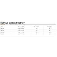 Herse agricole HRD Teeth Harrow - Lefa - Poids 60 à 120 kg - Dents droites en acier pour nivellement et culture_1