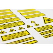 Impression sérigraphie - EMS Marquage - sur vinyle pour étiquettes industrielles résistantes et conformes EN 60825-1_1
