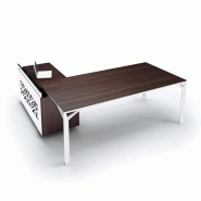 Bureau d'angle X8 avec caisson de rangement - Officity. - 191, Blanc, Droite_1